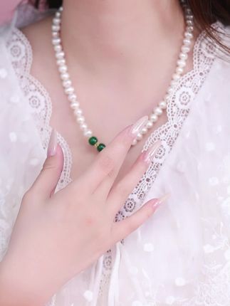 我的女神也要漂亮起来#珍珠项链 #送给妈妈的礼物 #七夕 #妈妈的小棉袄 #项链