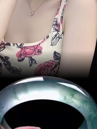 正品爆款冰透高档飘花正圈女款精美时尚女款手镯#简约大气 #时尚百搭