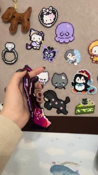 刷不到就拼一个#拼豆#无畏契约 #瓦刀