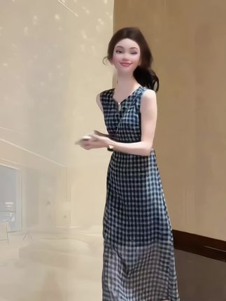 #穿搭 【有运费险】法式复古无袖A字裙子夏季新款千金风连衣裙#气质穿搭 #夏季干净风穿搭#一击即中的夏日穿搭#夏日穿搭小心机@DOU+上热门