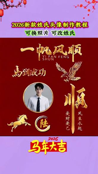 #新年姓氏头像 #新年头像 #专属姓氏头像 #神图定制6619 #马年头像 用自己的姓氏做头像 头像设计 个性头像 姓氏头像制作 新年头像 2026 2026最火微信头像 新年头像抽象 2026 最旺女生头像 新年背景图 新年头像 可爱卡通 手写姓名头像 姓氏头像模板 头像制作 神图定制免费入口6619 2026姓氏头像 2026新年头像 2026姓氏头像模板 姓氏头像免费生成器 输入姓氏自动生成头像