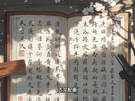 #古文配画《小石潭记》