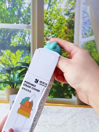 带娃出门有了这个吸管头,喝水简直太方便了!妈妈们快安排上吧#便携吸管头 #吸管头 #儿童吸管头