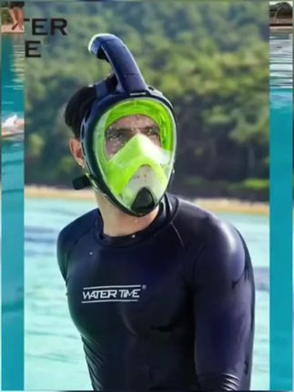 #WaterTime 潜水装备浮潜面罩三宝潜水呼吸器游泳浮潜全脸面罩面镜