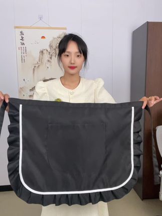 2025新款半身围裙炒菜餐饮专用厨房家用做饭工作服女定制 2025新款半身围裙炒菜餐饮专用厨房家用做饭工作服女定制logo印字#围裙#围裙防水防污#夏季新款