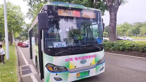 黄河时装城接驳地铁和高铁最好方法,东莞滨海湾公交地铁快线R213路全程前方展望,虎门高铁站→虎门高铁站,9.3倍速POV