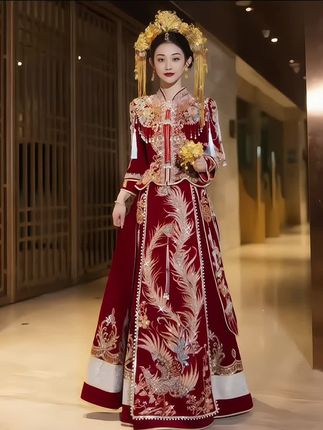 #新娘婚服 #婚服