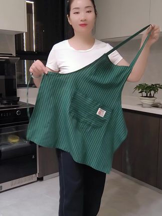 #新款围裙 #挂脖围裙 #面料舒适透气 #耐脏易打理