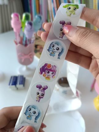 奇妙萌可的卷卷贴纸来了#奇妙萌可贴纸#幼儿园奖励贴纸#儿童卷卷贴纸#可爱卡通奖励贴纸