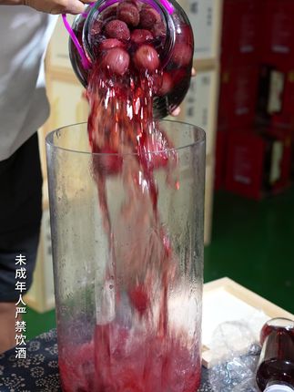 #仙居杨梅传统古酿,配料干净。今年新泡开坛可以喝了#杨梅酒#微醺#果酒#酒文化