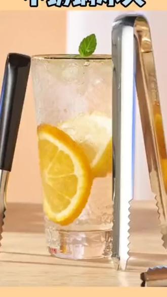 不锈钢加厚冰夹防滑小夹冰块钳夹菜方糖粒食品夹奶茶店柠檬小夹子#食品夹 #不锈钢厨具 #厨具百货 #好物推荐