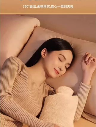热水袋注水暖水袋女生暖手热敷专用肚子暖脚神器安全防爆可爱毛绒#热水袋 #热水袋推荐 #保暖神器#暖水袋 #暖肚子神器