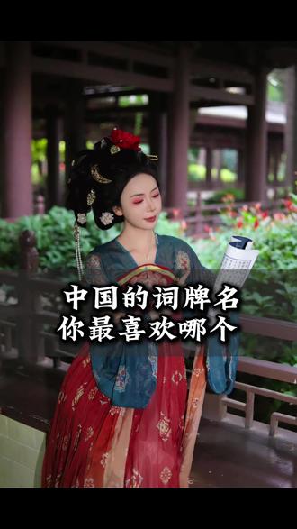 一个视频带你了解中国词牌名#词牌名 #古诗词 #文化