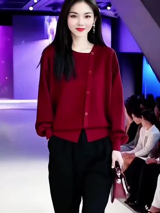大码女装胖mm春秋女士毛衣遮肚子显瘦上衣2025新款冰丝针织打底衫#爆款热卖中 #针织衫 #打底衫 #毛衣 #遮肉显瘦