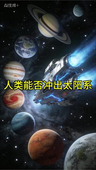 人类能否冲出太阳系#太阳系 #知识科普