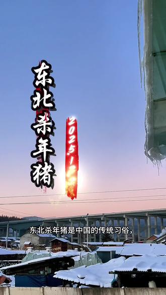 #热门🔥 东北杀年猪是中国传统习俗。杀年猪,是一年的辛苦付出和成果,宴请宾朋,也能感受邻里间的和睦友情。,是团圆,是分享,更是对生活的热爱,传统的流传。我们吃的是美味,品的是岁月静好,家的归属感。愿每一份辛勤都不被辜负,愿常相聚,多团圆!#东北杀年猪 #农村生活 #非物质文化遗产 #冰天雪地也是金山银山