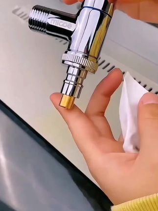九牧王全铜迷你洗衣机水龙头,抗爆防滴漏,水管脱落自动止水,水压大小巧不占地#洗衣机水龙头#多功能水龙头#九牧王洗衣机水龙头#自动止水洗衣机水龙头#居家好物