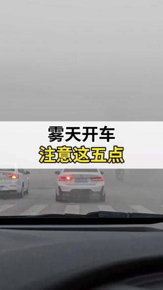 雾天开车注意这五点!#第四代逸动 #每天一个汽车用车知识 #双12返场购 #长安汽车
