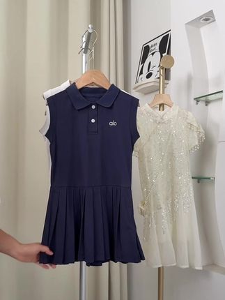 #女童连衣裙#高品质童装#儿童公主裙#polo裙 #连衣裙 女童夏季背心连衣裙中长款童装女孩洋气polo裙子儿童百褶裙无袖潮