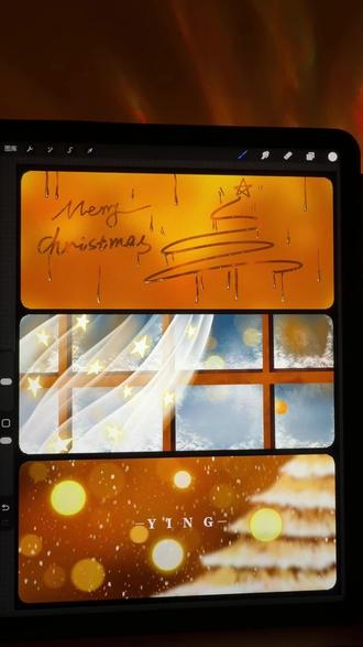 全网最全的圣诞氛围教程来了!哈气玻璃教程 窗外积雪效果以及圣诞树教程都已分好章节!宝子们可以按需观看哦!宝子们放心冲!欢迎大家评论区打卡哦!临摹麻烦艾特一下我哦!#艺术在抖音 #画画#procreate绘画 #抖音精选#圣诞树绘画