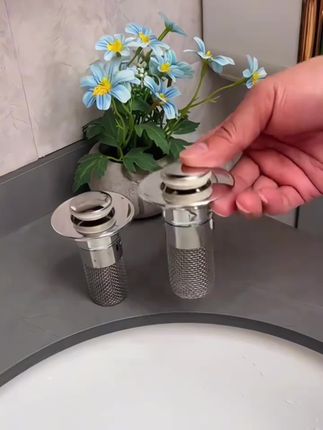#九牧王密封弹跳芯洗脸盆漏水塞子防堵防臭按压式下水器面盆通用配件#弹跳塞