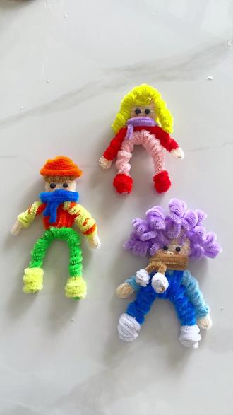 万万没想到扭扭棒也能巧变小玩偶 #万万没想到#扭扭棒 #钥匙扣 #手工diy #扭扭棒的100种玩法