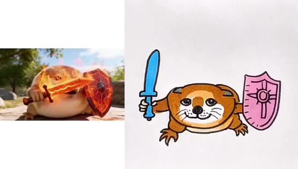 如何选择刀盾#一学就会的简笔画 #一起学画画#二次创作#想画就画@抖音作者助手 @抖音创作者中心🍓