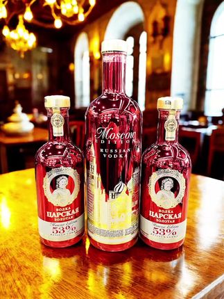 #伏特加 俄罗斯进口 沙皇牌莫斯科红伏特加 #原瓶原装进口