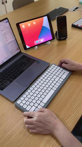 如何连接蓝牙键盘 #键盘#蓝牙键盘