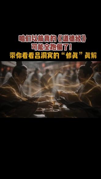 咱们以前背的《道德经》可能全跑偏了! 带你看看吕洞宾的“修真”真解!咱们如今市面上能买到的《道德经》,绝大多数是站在儒门角度,教你怎么为人处世、怎么管理天下,道门管这路子叫“外说”。但吕洞宾留下的这个版本却截然相反,他讲的是纯粹的“内说”。他直接把老子的五千言当成了修道之人的指路明灯,手把手教你返观内照。