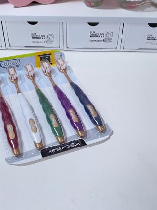 超细独立家用软毛牙刷套装,5支装#随机颜色 #惊喜无限 #选择多样