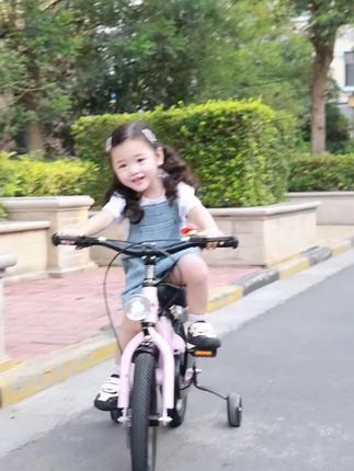 #户外骑行 #骑行日常 #骑行生活 #儿童自行车 #萌娃骑车