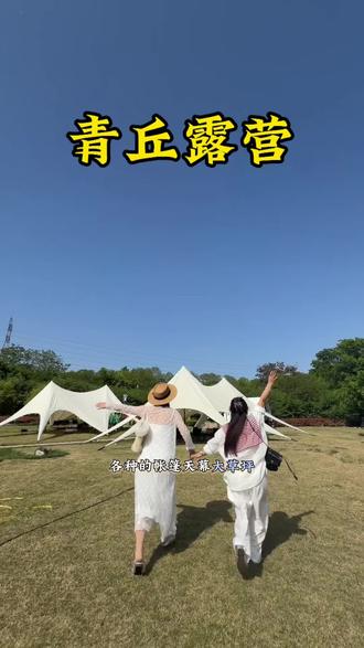 这才是洛阳露营该有的样子,场地超大,装备齐全,还有各种套餐#户外野餐之约 #赴一场露营约⛰️太开心了 #露营烧烤必备⛺