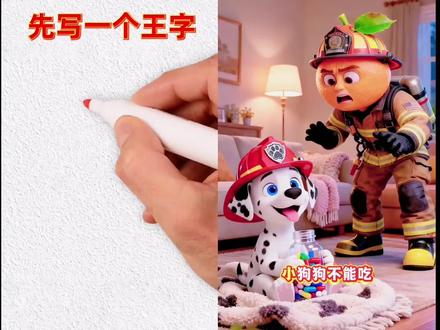 汪汪队动画片#儿童动画 #3—6岁儿童简笔画#每日分享