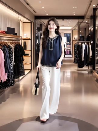 #时尚气质穿搭 #穿出自信穿出美丽 #休闲减龄穿搭 #时尚洋气两件套