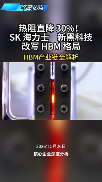 深度解析 SK 海力士 iHBM从根源破解 HBM 散热难题 #海力士半导体 #iHBM #AI 算力革命 #HBM 技术突破 #存储芯片 #硬科技