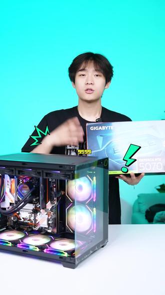 9999的9700X+5070猎鹰 #AMD #9700X #5070 #电脑