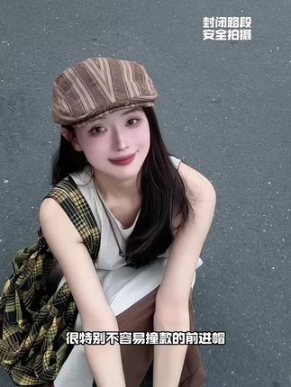 都去冲这顶前进帽!戴上真的巨显氛围感#帽子#大头围帽子