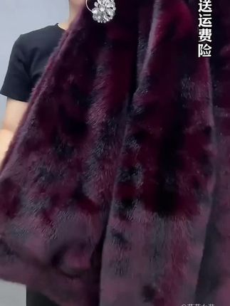 #欧貂绒外套 #皮毛一体外套 #高档大气就是漂亮 #秋冬新款