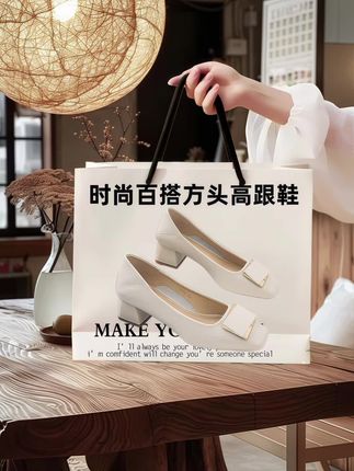 办公室茶水间的灯光落在苏晴的鞋尖上,方头的线条利落又柔和,避开了尖头的尖锐,倒添了几分法式的慵懒。  2025新款的真皮鞋面泛着细腻的光,浅口处露出一小截脚背,配着九分西装裤的裤脚,刚好勾勒出利落的比例。三厘米的粗跟踩在瓷砖上,发出轻缓的“嗒”声,不张扬,却透着职场里的笃定。  她弯腰接水时,目光扫过鞋侧——没有多余的装饰,只有真皮本身的纹理在光线下流动。早上搭米色风衣出门时是优雅,此刻配深色职业装又显干练,像窗台上那盆常青藤,在不同场景里都自在舒展。#哎呦喂你鞋真好看 #好穿又好搭 #软底软面穿上超舒服 #穿出高级感 #软底小单鞋