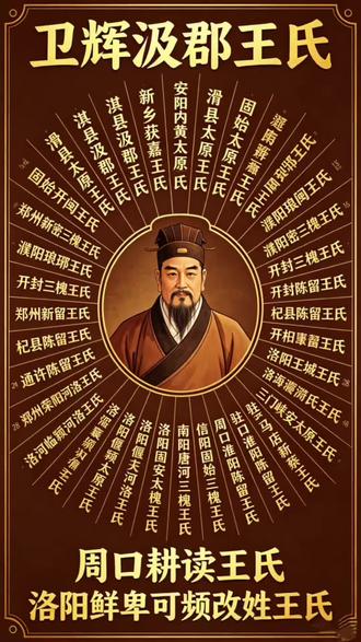 河南王氏二十八支派。#王氏 #王氏家族 #天下王氏一家亲