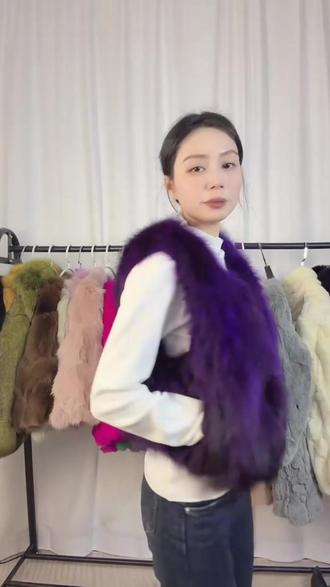 冬天再也不怕冷!真獭兔毛皮草外套,穿出温暖与时尚,还不