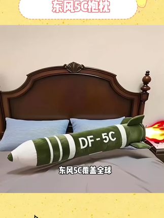 这个抱枕太帅了!真的很想拥有#东风5C#抱枕