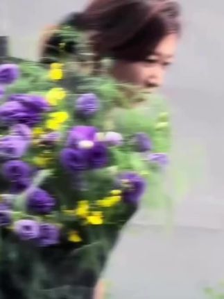 带上紫色花束 去见你😍😍#紫色花束 #鲜花花束