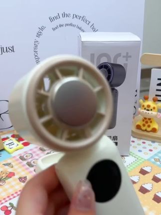 挂脖风扇秒变“小空调”!半导体冰敷技术,2025户外高速小风炮,手持大风折叠设计
