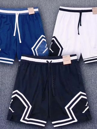 爆款夏季aj短裤美式飞人篮球四分短裤男女运动体育生宽松跑步训练#夏季短裤 #篮球四分短裤 #男女同款短裤