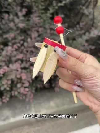 拿它去树下和真正的知了吵架!#竹知了 #玩个很新的东西 #玩具