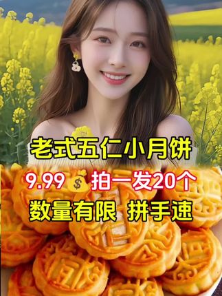 #五仁小月饼 #月饼 #好吃停不下来