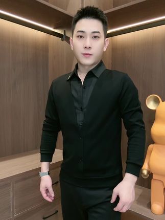 秋冬新品假两件卫衣 这款太好看了#只做高品质 #品质男装