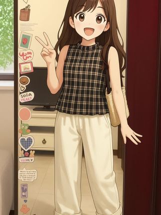 谁懂啊!这套夏季套装把“减龄”玩明白了 吊带背心无袖上衣,格子控狂喜!复古又时髦,自带松弛感,露出肩颈线超显气质~白色阔腿裤 垂坠感绝绝子,藏肉显瘦一把手,走路带风的松弛感拿捏!日常出街、约会通勤都适配,一键解锁清新氧气感穿搭,谁穿谁是校园剧女主既视感!#夏季穿搭 #夏日ootd穿搭 #格子控 #温柔风穿搭 #韩系穿搭